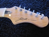 Finished headstock...